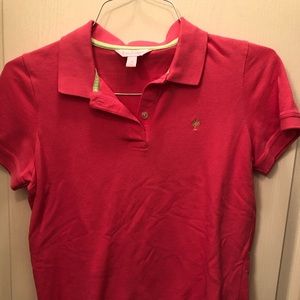 Lilly Pulitzer Pink Polo
